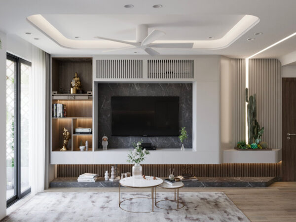 Thiết kế nội thất căn hộ Eco Green 17 1 1 13