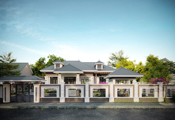 Biệt thự mái nhật, sân vườn – Anh Long, Nghệ An 3 3 12