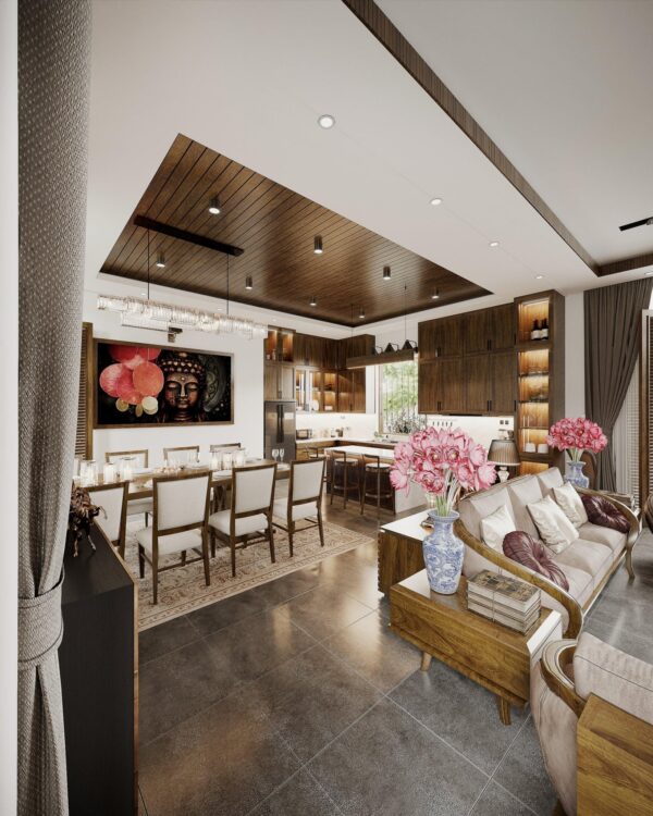 Thiết kế nội thất biệt thự vườn 300m2 – Anh Phúc, Ninh Bình 18 MN 35