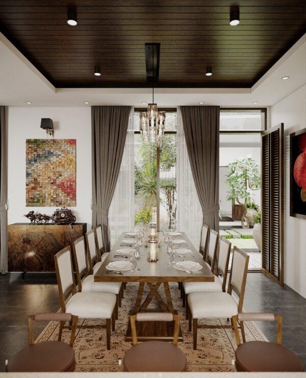 Thiết kế nội thất biệt thự vườn 300m2 – Anh Phúc, Ninh Bình 16 MN 37