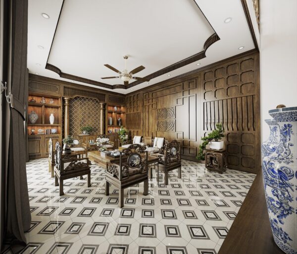 Thiết kế nội thất biệt thự vườn 300m2 – Anh Phúc, Ninh Bình 11 MN 42