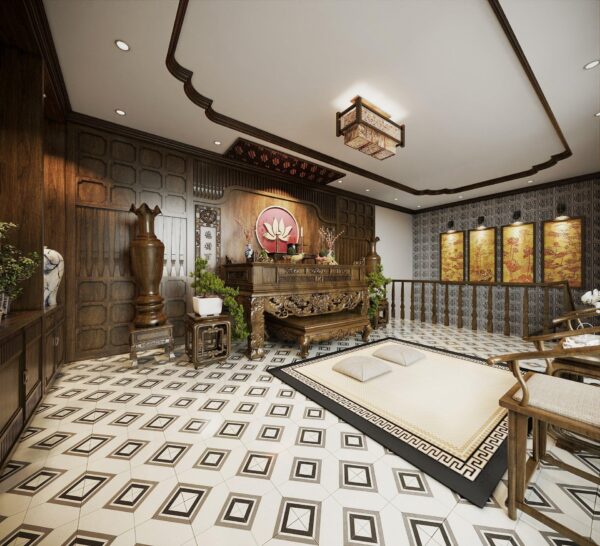 Thiết kế nội thất biệt thự vườn 300m2 – Anh Phúc, Ninh Bình 9 MN 44