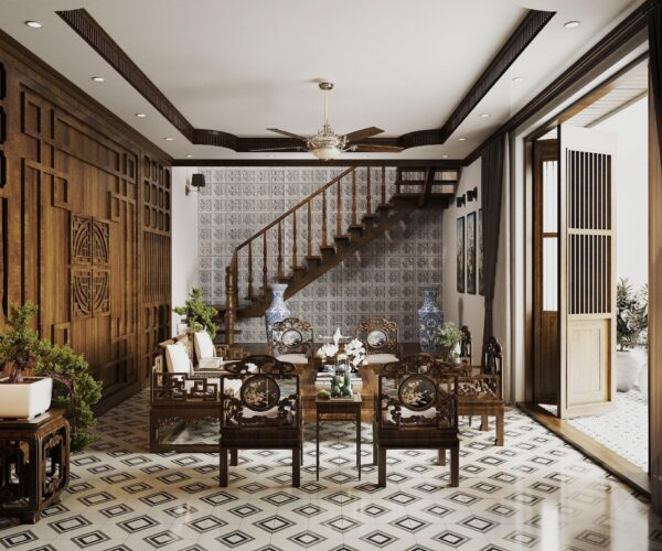 Thiết kế nội thất biệt thự vườn 300m2 – Anh Phúc, Ninh Bình 1 MN 49