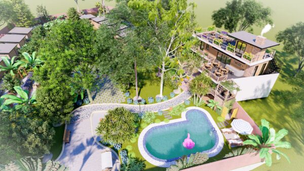 Thiết Kế Homestay nghỉ dưỡng Sóc Sơn, Hà Nội 5 QH6 min