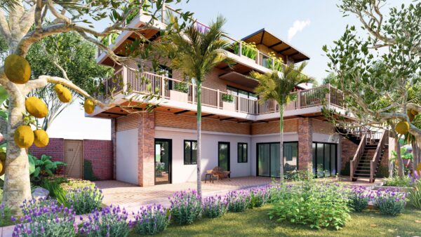 Thiết Kế Homestay nghỉ dưỡng Sóc Sơn, Hà Nội 4 QH7 min