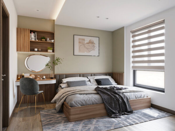 Thiết kế nội thất căn hộ Eco Green 3 e 15 9
