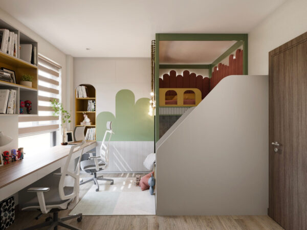 Thiết kế nội thất căn hộ Eco Green 2 e 16 7