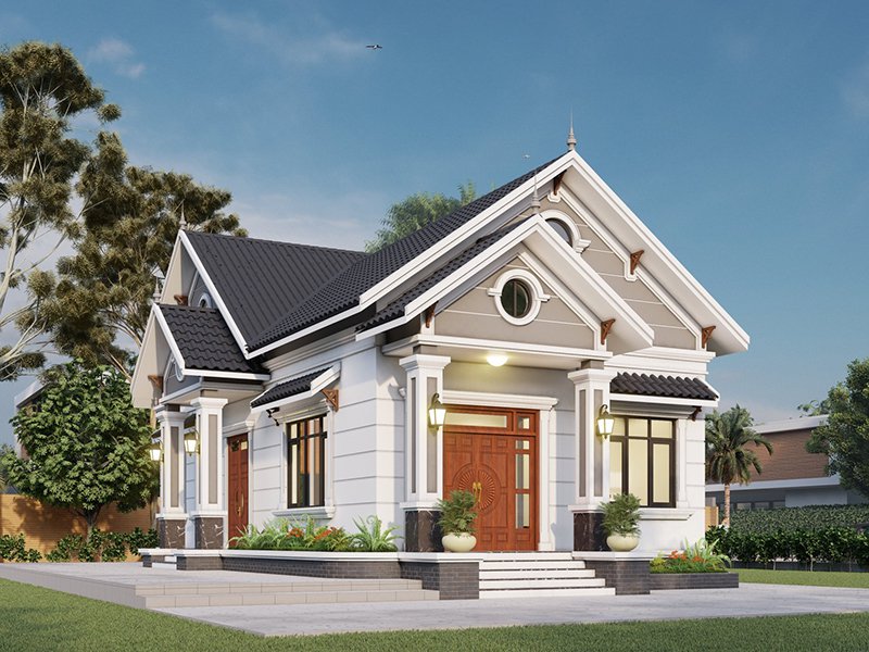 nha mai thai o nong thon